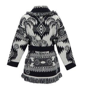 Alanui Wood Block Ibrid Cardigan Sweater Designer Luxury Size XS Women's NWT